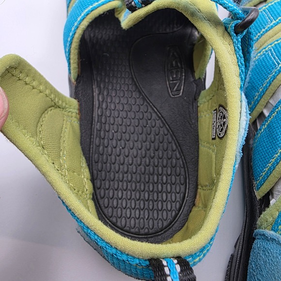 Keen Waterpoof Sandals Men's Size 6 US Blue Green Closed Toe Water Shoes - Picture 11 of 12